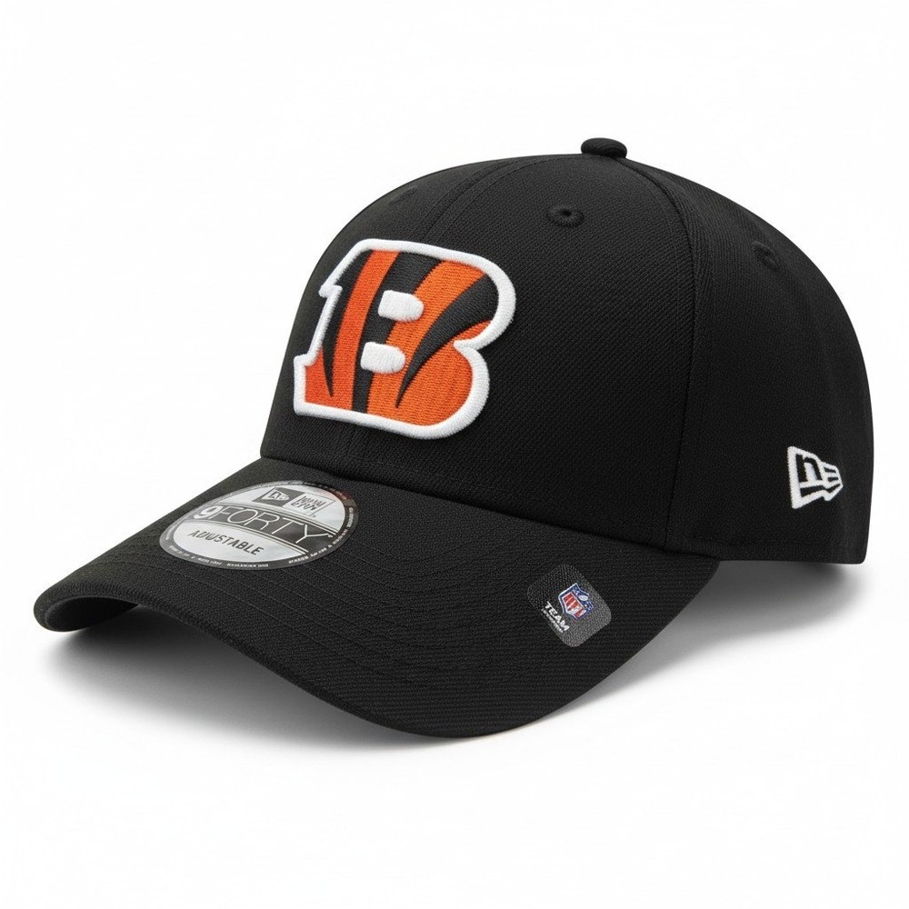 New Era 9FORTY Cincinnati Bengals NFL Hat Black Adjustable Cap 60238646 OTC OSFM